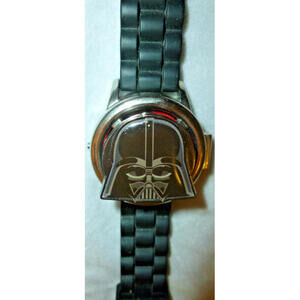 Star Wars Darth Vader Spinner LCD Black Lifting Cover‎ Digital Watch